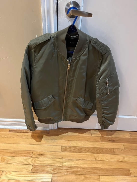 Talula Jackets & Blazers - Talula Olive Green Bomber Jacket for Men